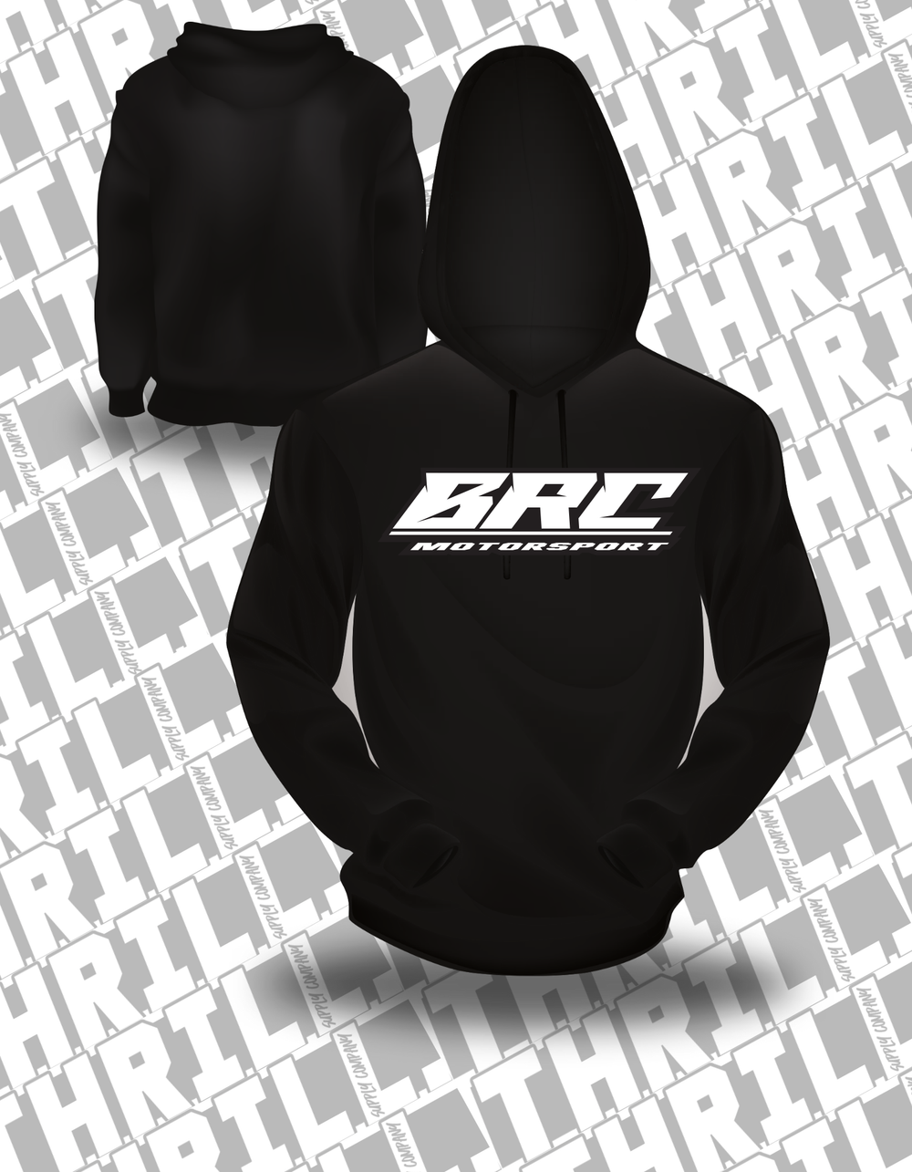 BRC Motorsport Hoodie - Kids (White Logo)