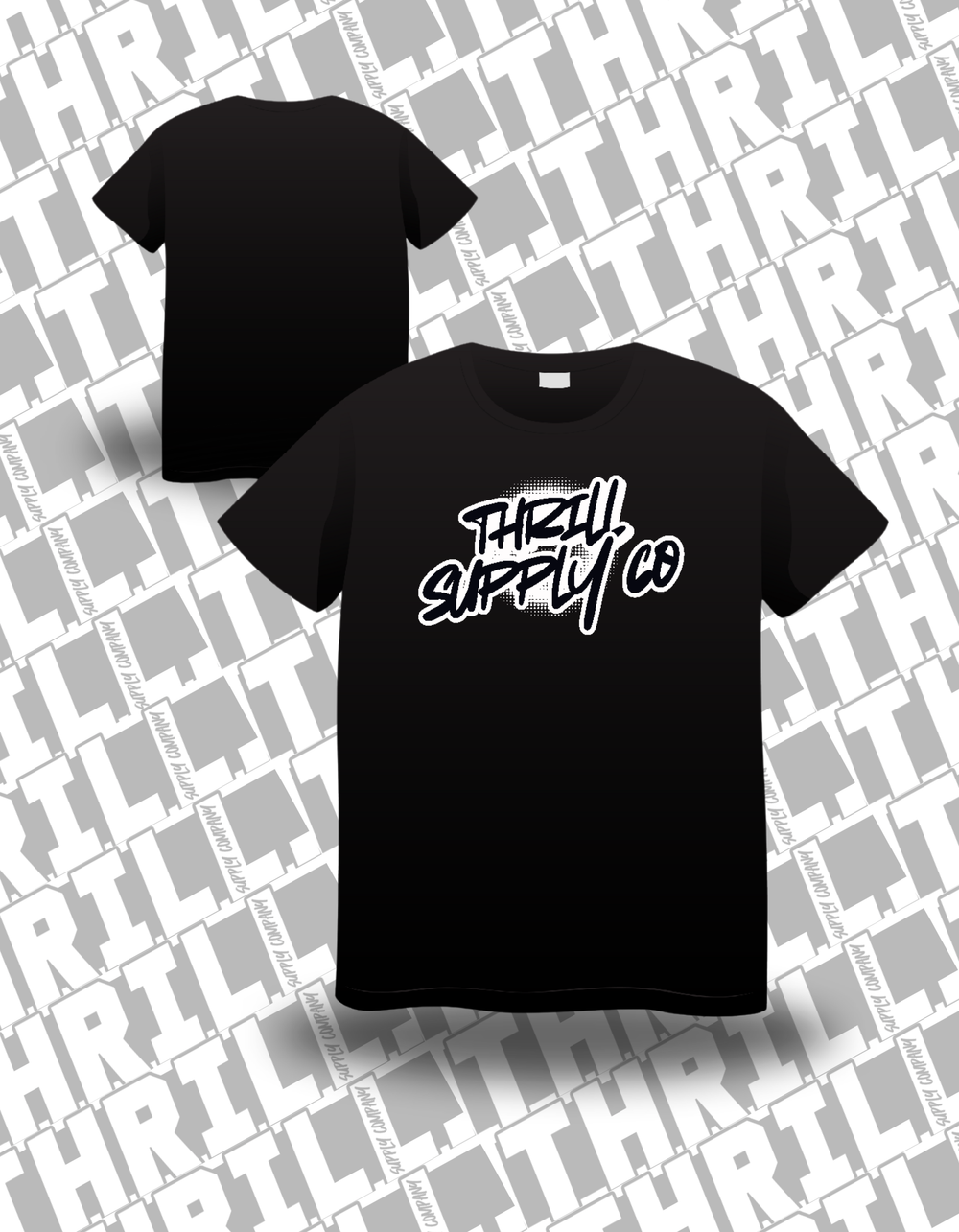 Thrill Supply Bubble Graffiti Tee