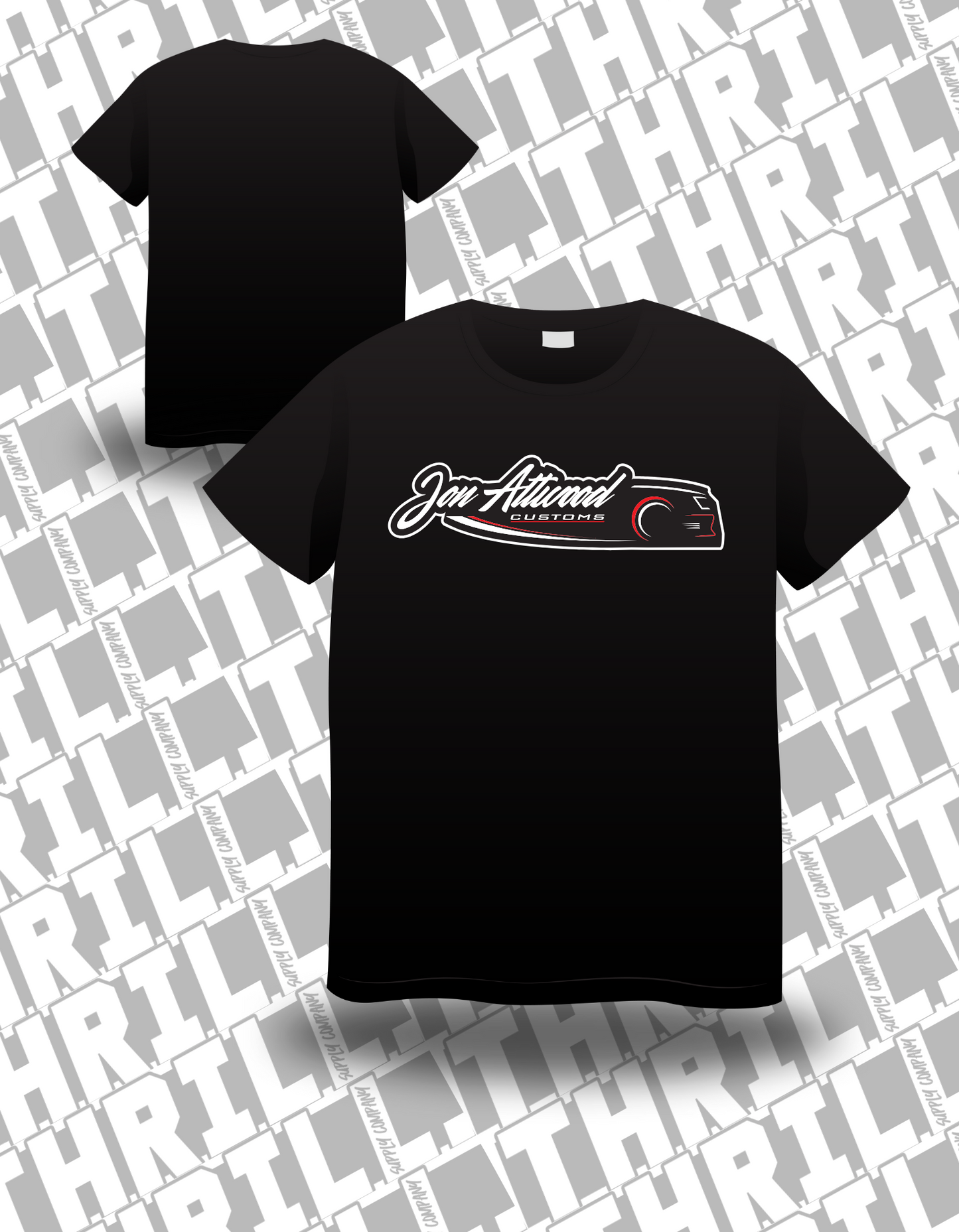 Jon Attwood Customs Tee - Front print 1