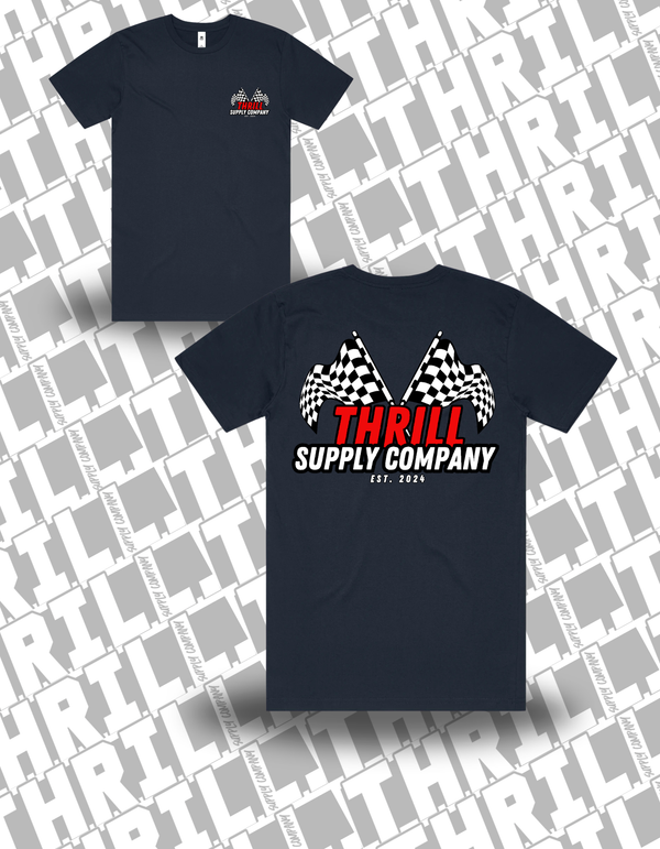 Thrill Supply Colour Flag Block Tee