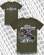 45r DHM Army Staple Tee 5001 Front & Back