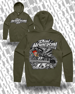 45r DHM Army Stencil Hood 5102 Front & Back