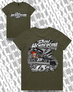 45r DHM Army Women’s Maple Tee 4001 Front & Back