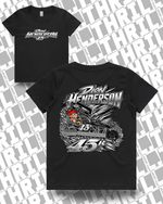 45r DHM Black Kids Staple Tee 3005 Front & Back