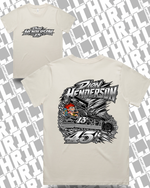 45r DHM Bone Women’s Classic Tee 4026 Front & Back