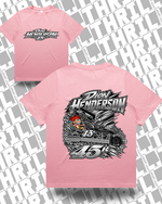 45r DHM Bubblegum Women’s Heavy Tee 4080 Front & Back