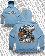 45r DHM Carolina Blue Relax Hood 5161 Front & Back
