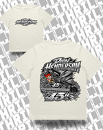 45r DHM Ecru Women’s Heavy Tee 4080 Front & Back