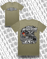 45r DHM Eucalyptus Classic Tee 5026 Front & Back