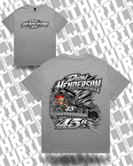 45r DHM Grey Marle Heavy Tee 5080 Front & Back