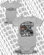 45r DHM Grey Marle Infant MiniMe 3003 Front & Back