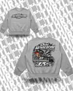 45r DHM Grey Marle Kids Relax Crew 3034 Front & Back