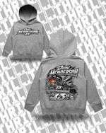 45r DHM Grey Marle Kids Relax Hood 3036 Front & Back