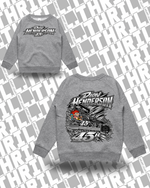 45r DHM Grey Marle Kids Supply Crew 3030 Front & Back