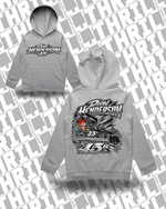 45r DHM Grey Marle Kids Supply Hood 3032 Front & Back