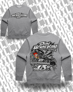45r DHM Grey Marle Relax Crew 5160 Front & Back