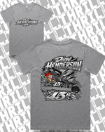 45r DHM Grey Marle Women’s Classic Tee 4026 Front & Back