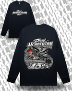 45r DHM Navy Classic LS 5071 Front & Back
