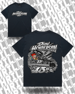 45r DHM Navy Heavy Tee 5080 Front & Back