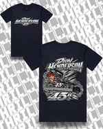 45r DHM Navy Staple Tee 5001 Front & Back