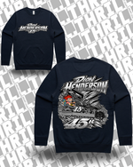 45r DHM Navy Stencil Crew 5103 Front & Back