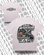 45r DHM Orchid Women’s Heavy Tee 4080 Front & Back
