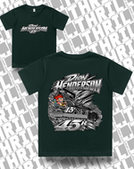 45r DHM Pine Green Kids Classic Tee 3060 Front & Back