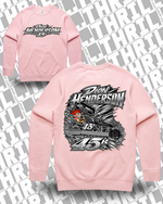 45r DHM Pink Supply Crew 5100 Front & Back