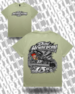 45r DHM Pistachio Heavy Tee 5080 Front & Back