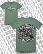 45r DHM Sage Staple Tee 5001 Front & Back