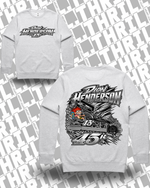 45r DHM White Marle Stencil Crew 5103 Front & Back