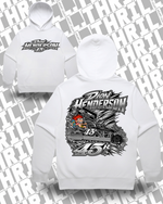 45r DHM White Relax Hood 5161 Front & Back