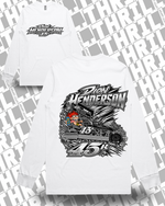 45r DHM White Staple LS 5020 Front & Back
