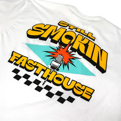 4 Ever 2 Smokin Tee - White