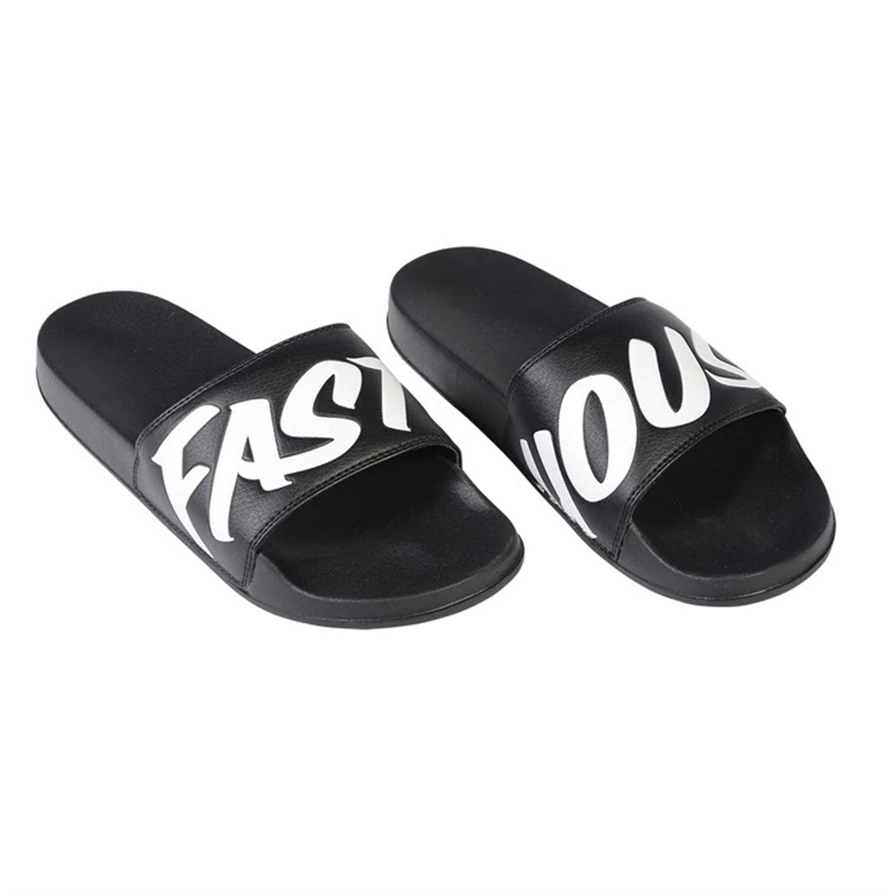 Logo Slide Sandals Black