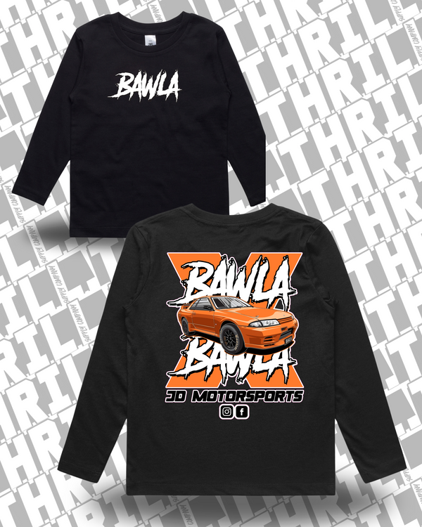 JD Motorsports Kids/Youth Staple Long Sleeve - 180GSM